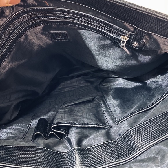 Diane von Furstenberg Leather Weekender Bag - Picture 7 of 8